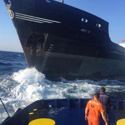 Towage Assistance for M/V AHTI R - Cape Kafireas11-6-2015