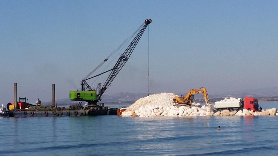 CONSTRUCTION OF SIX (6) DETACHED BREAKWATERS PERVOLIA - CYPRUS
